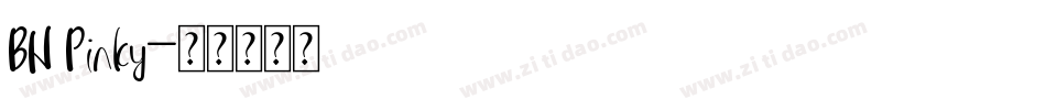 BN Pinky字体转换